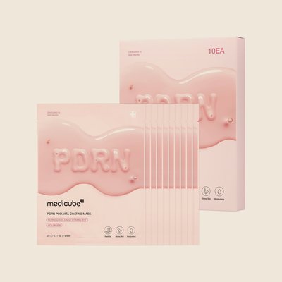 Medicube PDRN Pink Vita Coating Sheet Mask — 1 unidad — Medicube